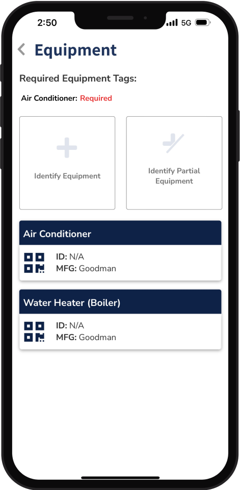 Equipment Identification