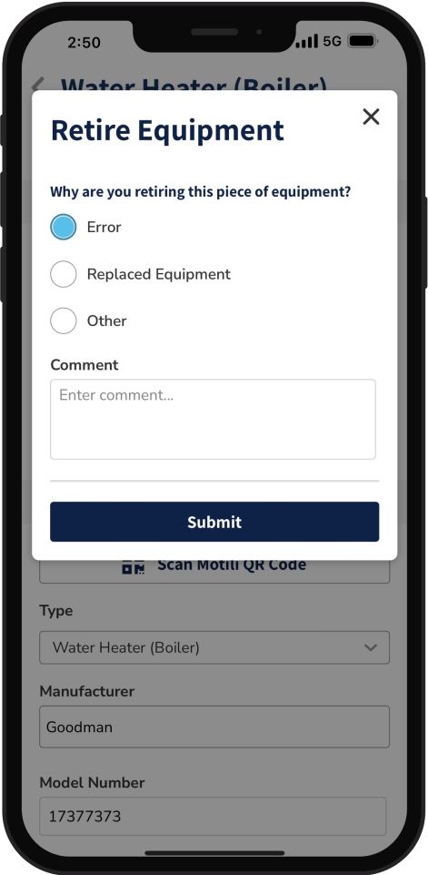 Equipment Identification