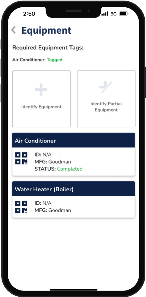 Equipment Identification